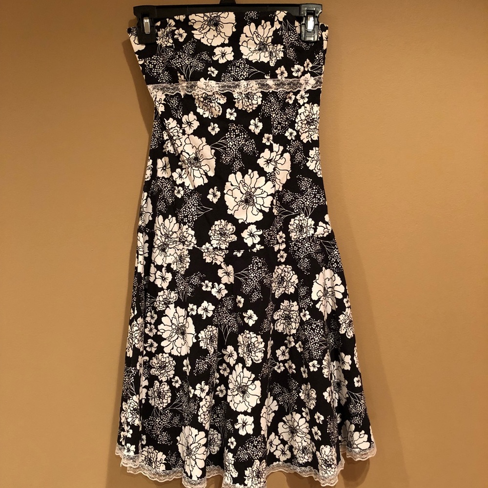 Strapless summer dress