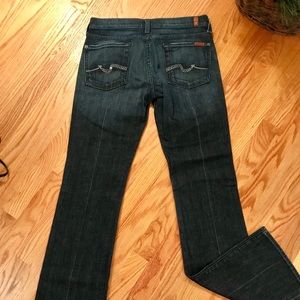 7FAM BootCut Jean with Embellished pockets