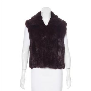 Adrienne Landau Fur Vest sz Small