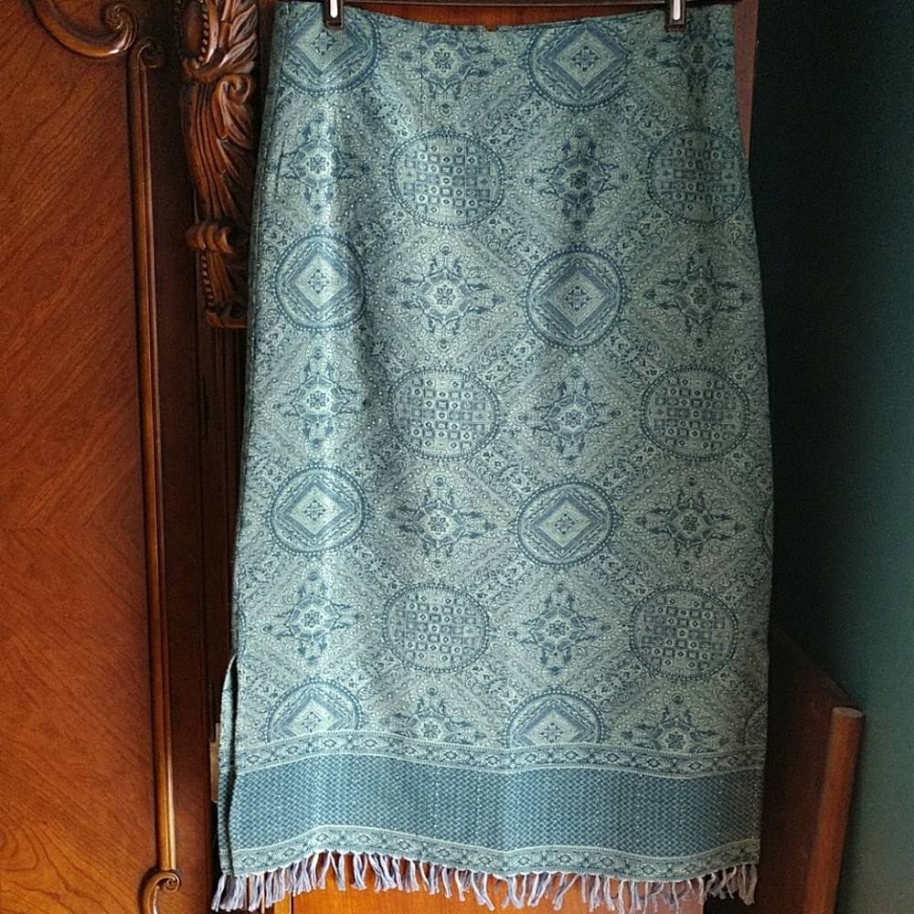 Beaded Long Skirt