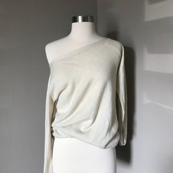 Theory Sweaters - Theory Off the shoulder Cream sweater