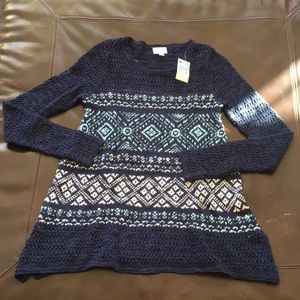 Justice Girls Navy Sweater