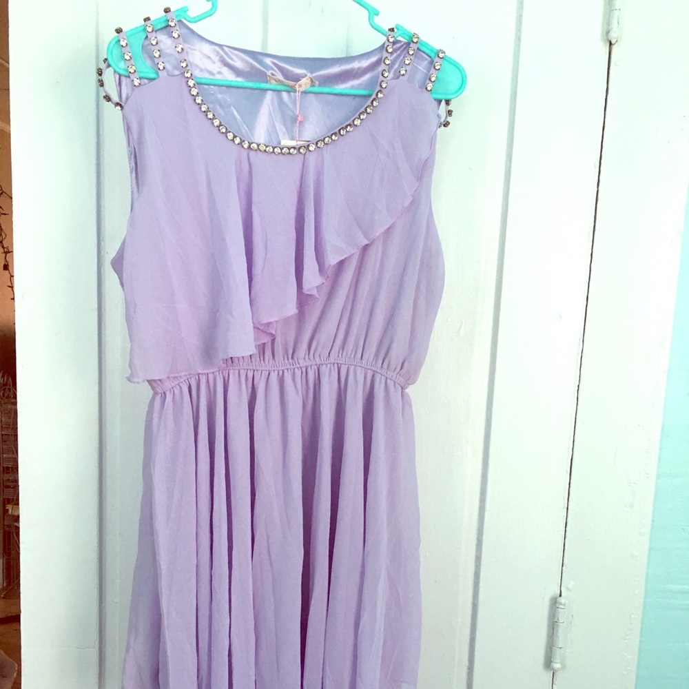 Lilac purple dress