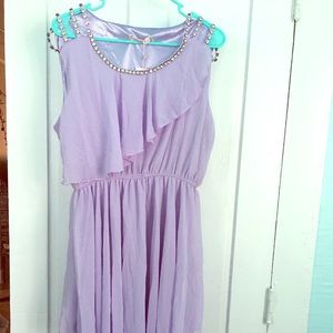 Lilac purple dress