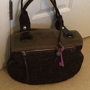 Fossil key-per tote bag