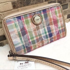 COACH Poppy Madison E/W Universal Case Rare&NEW