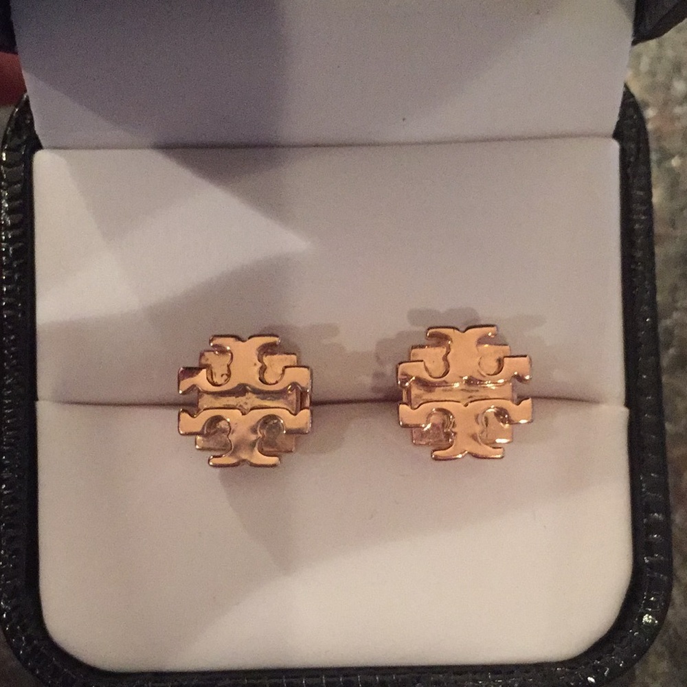 Tory Burch Rose gold earrings