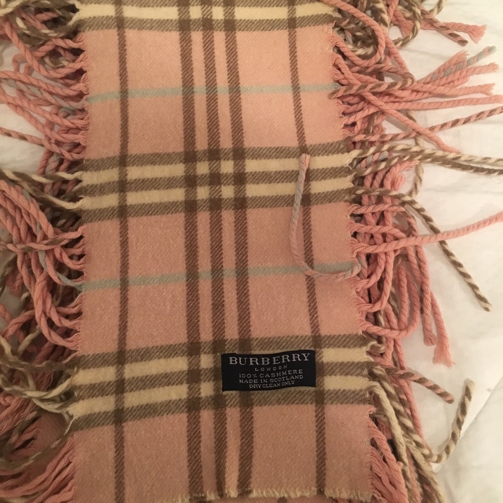 Authentic pink Burberry