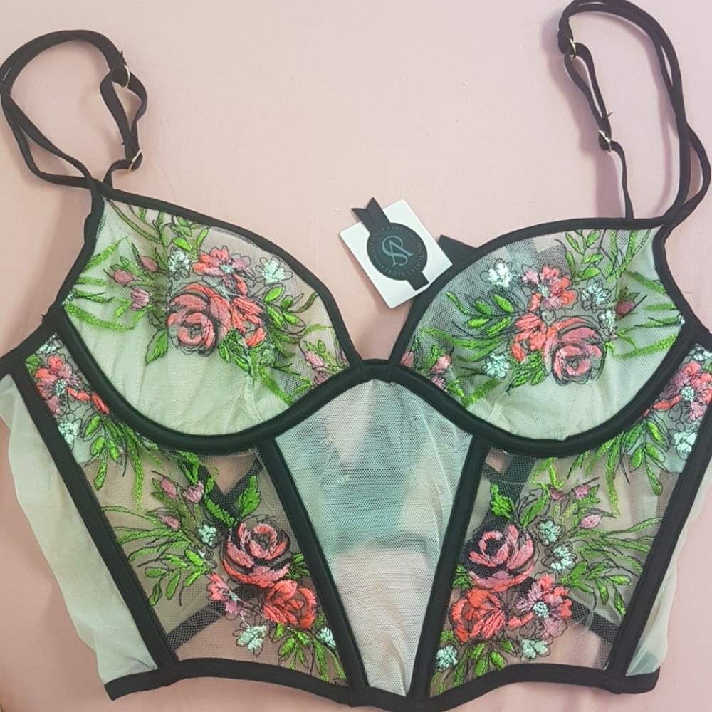 VS Designer Collection Rose corset top