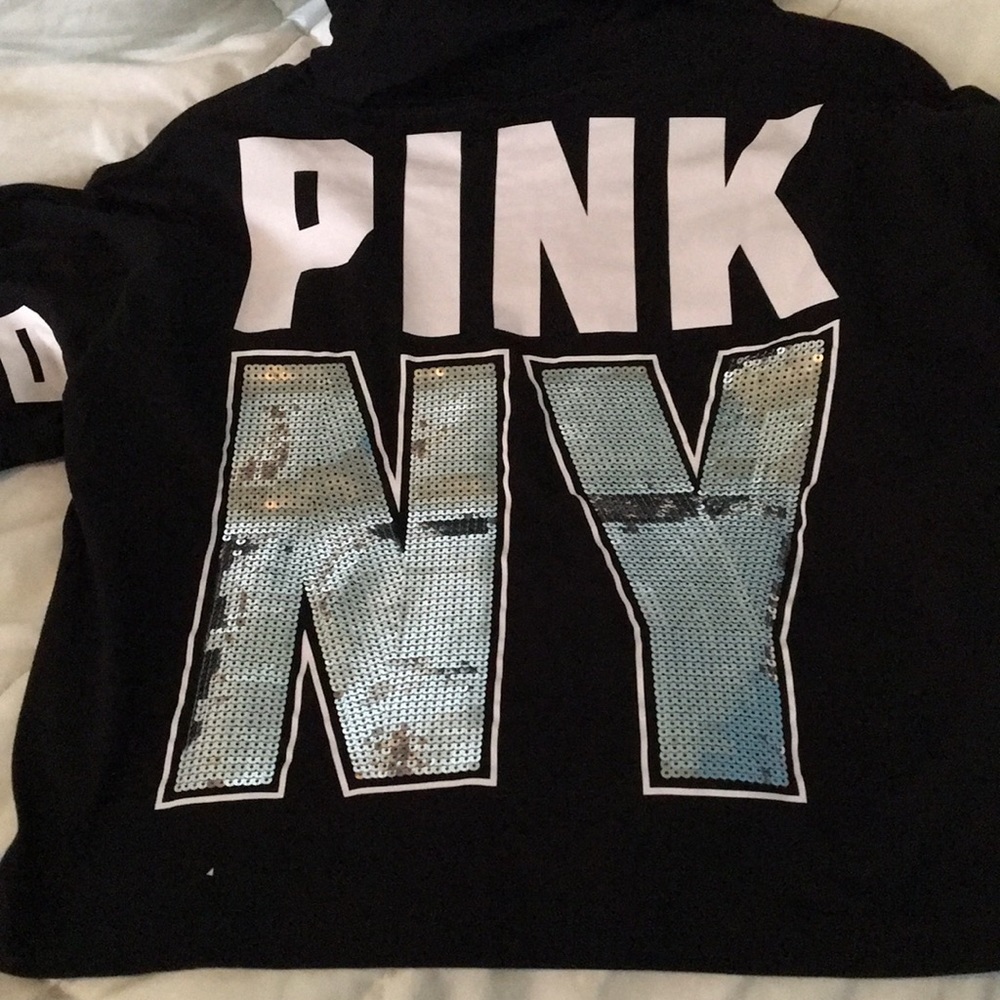 Victoria Secret (BLING)) NY STATE OF MIND HOODIE