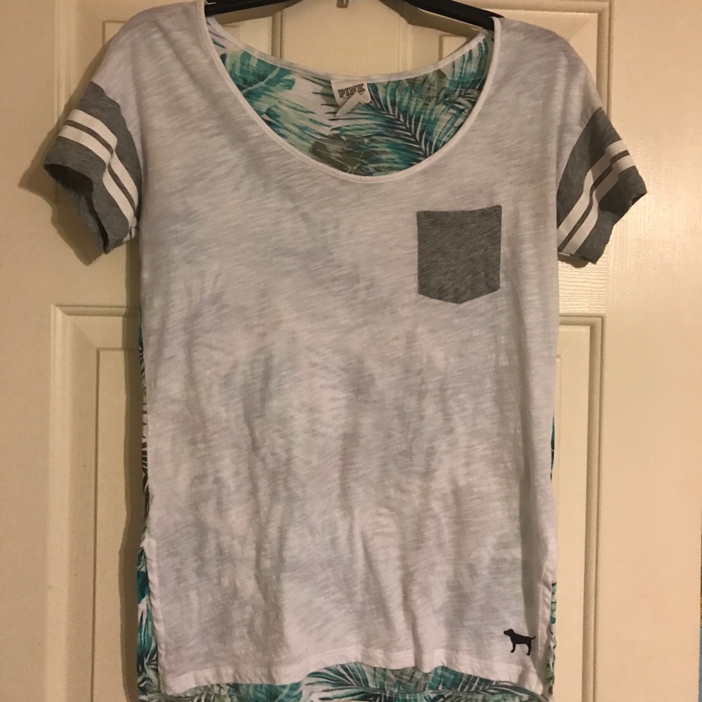 PINK Tropical T shirt 🌴