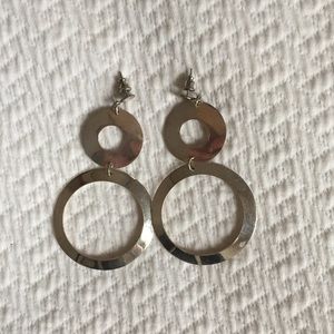 Vintage Sterling Taxco Mexican Silver Earrings