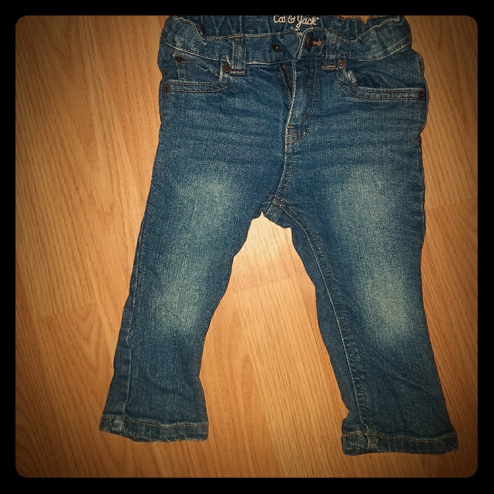 Cat & jack boys skinny leg jeans (18 mnths)