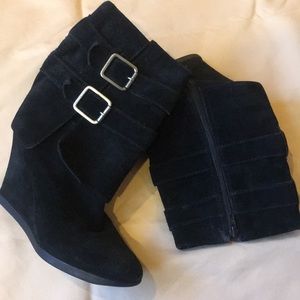 Juicy Couture booties 7 1/2M Black
