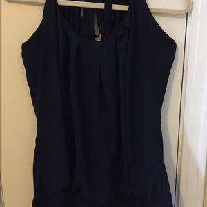 Dressy navy tank!