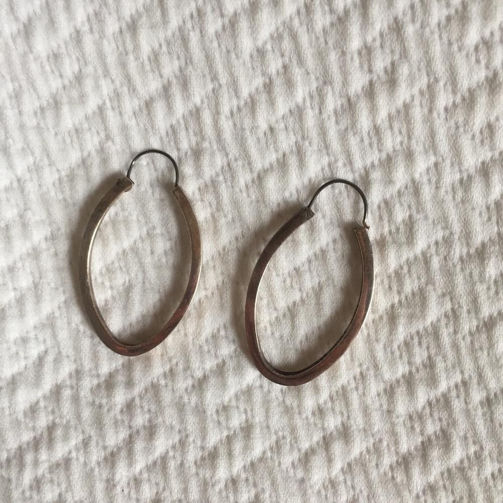 Vintage Sterling Taxco Mexican Silver Earrings