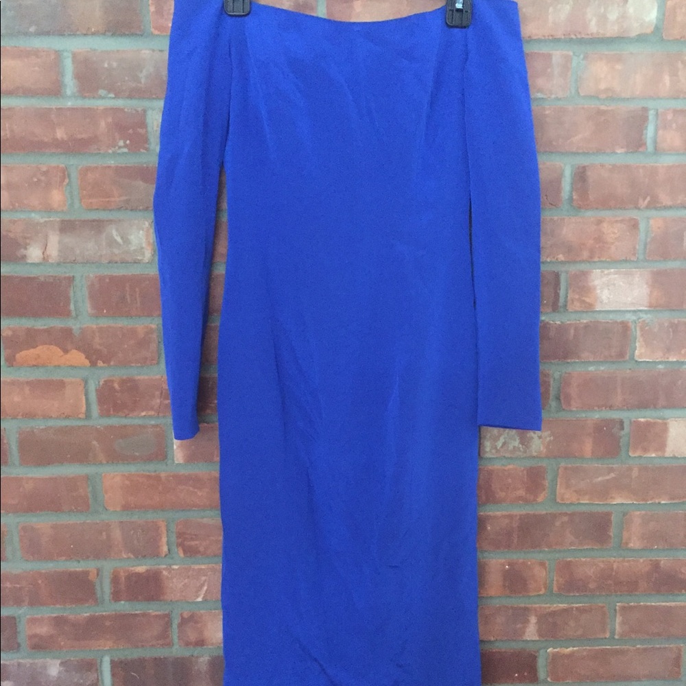 Waldrip Blue Silk Dress
