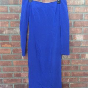 Waldrip Blue Silk Dress