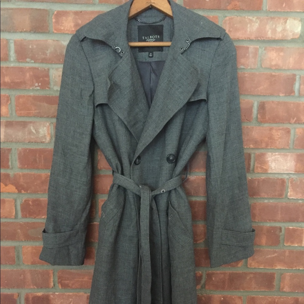 Talbots Wool Trench Coat
