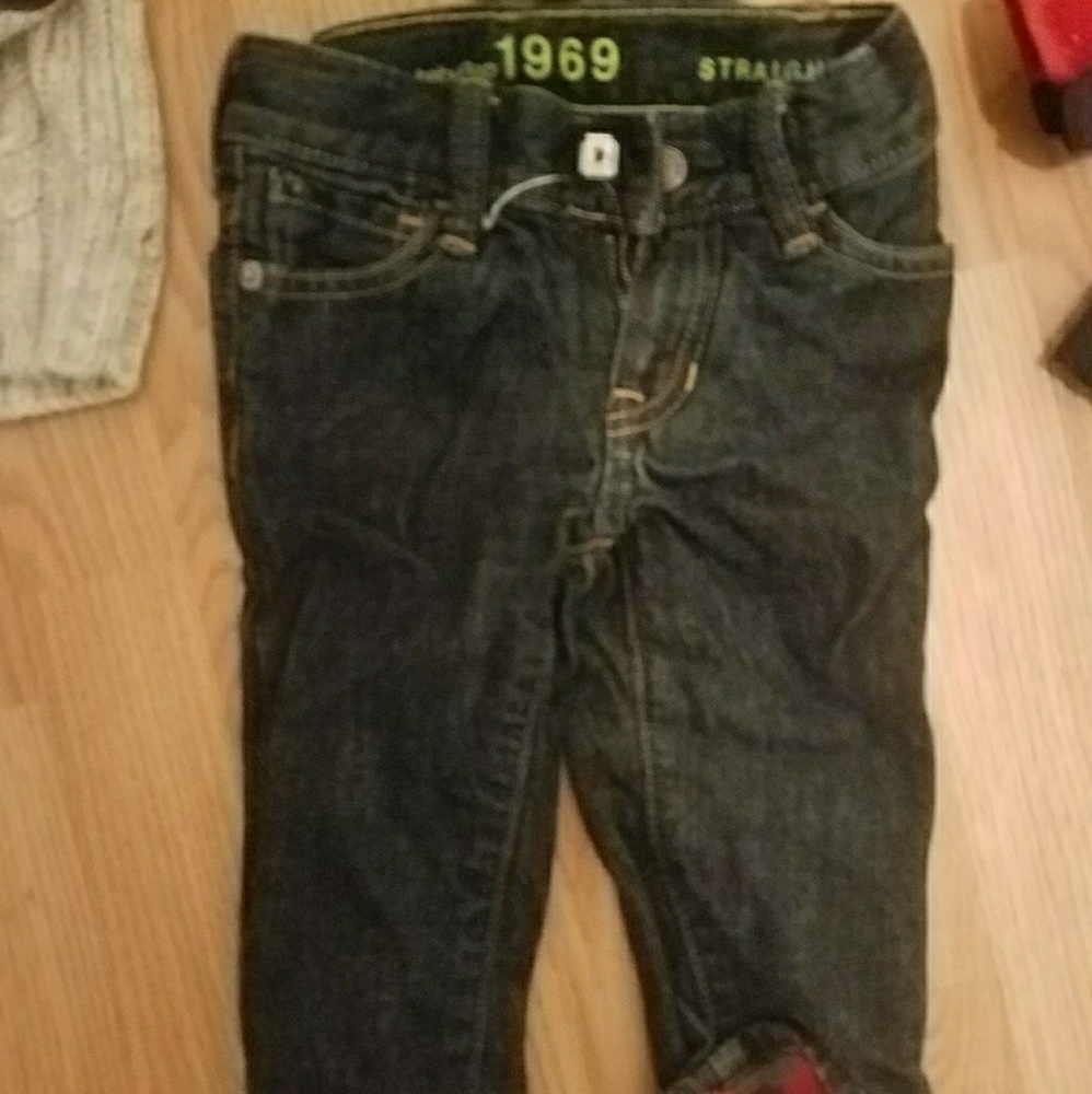 12-18 mnth boys baby gap straight leg jeans