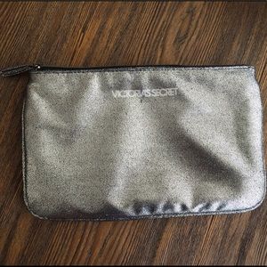 NWOT Victoria's Secret Glitter Cosmetic Bag!