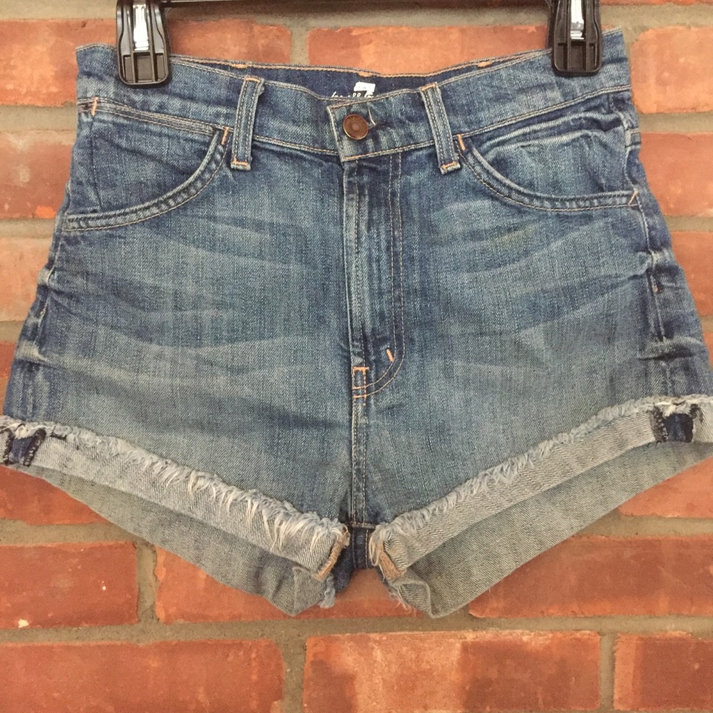 7 for all mankind High waist denim shorts