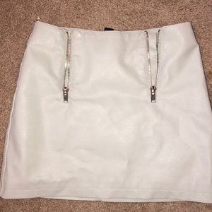 Faux Leather Skirt