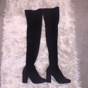 Brand New! Over the knee suede boots - Never Worn