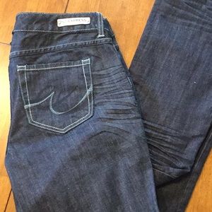 Express jeans dark wash size 8