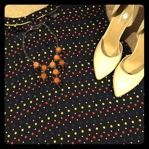 NWOT Tommy Hilfiger polka dot blouse! So pretty!