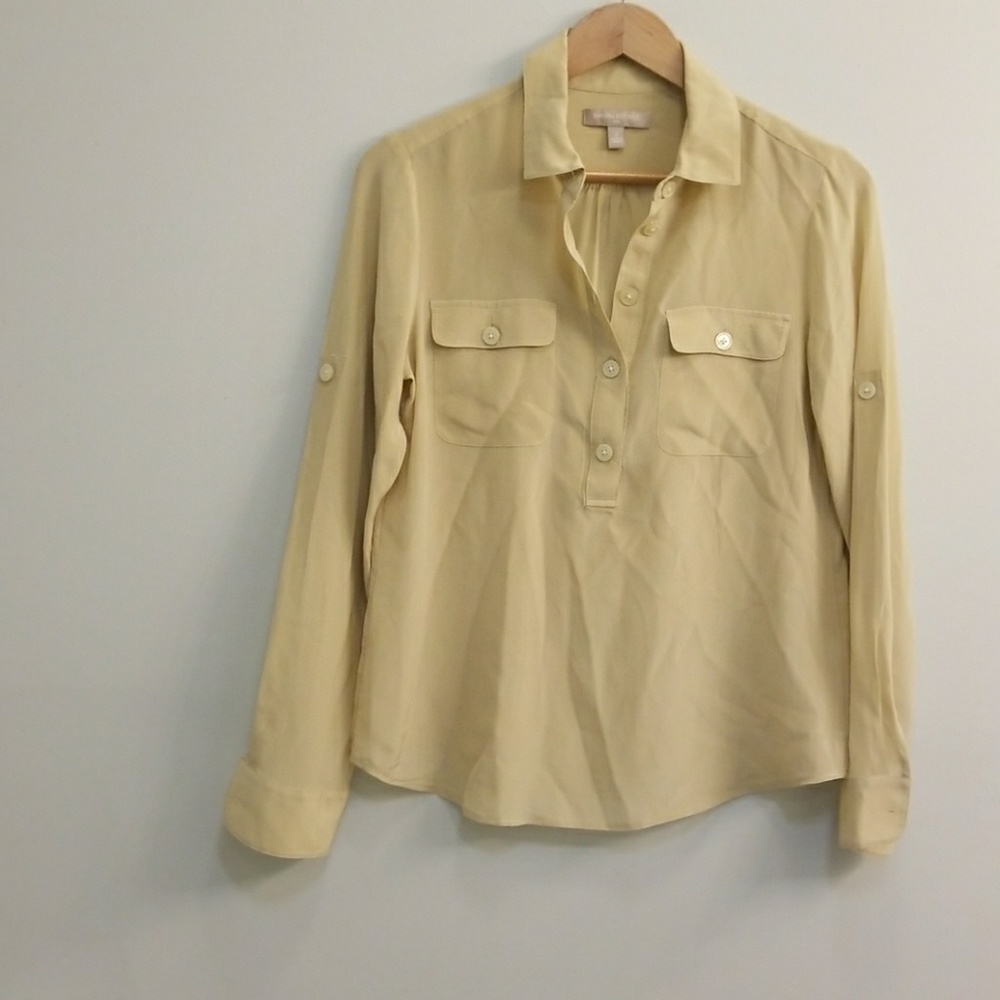 Banana republic silk shirt