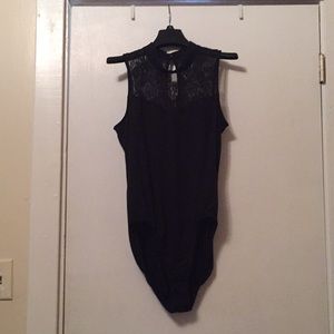 Lacey body suit