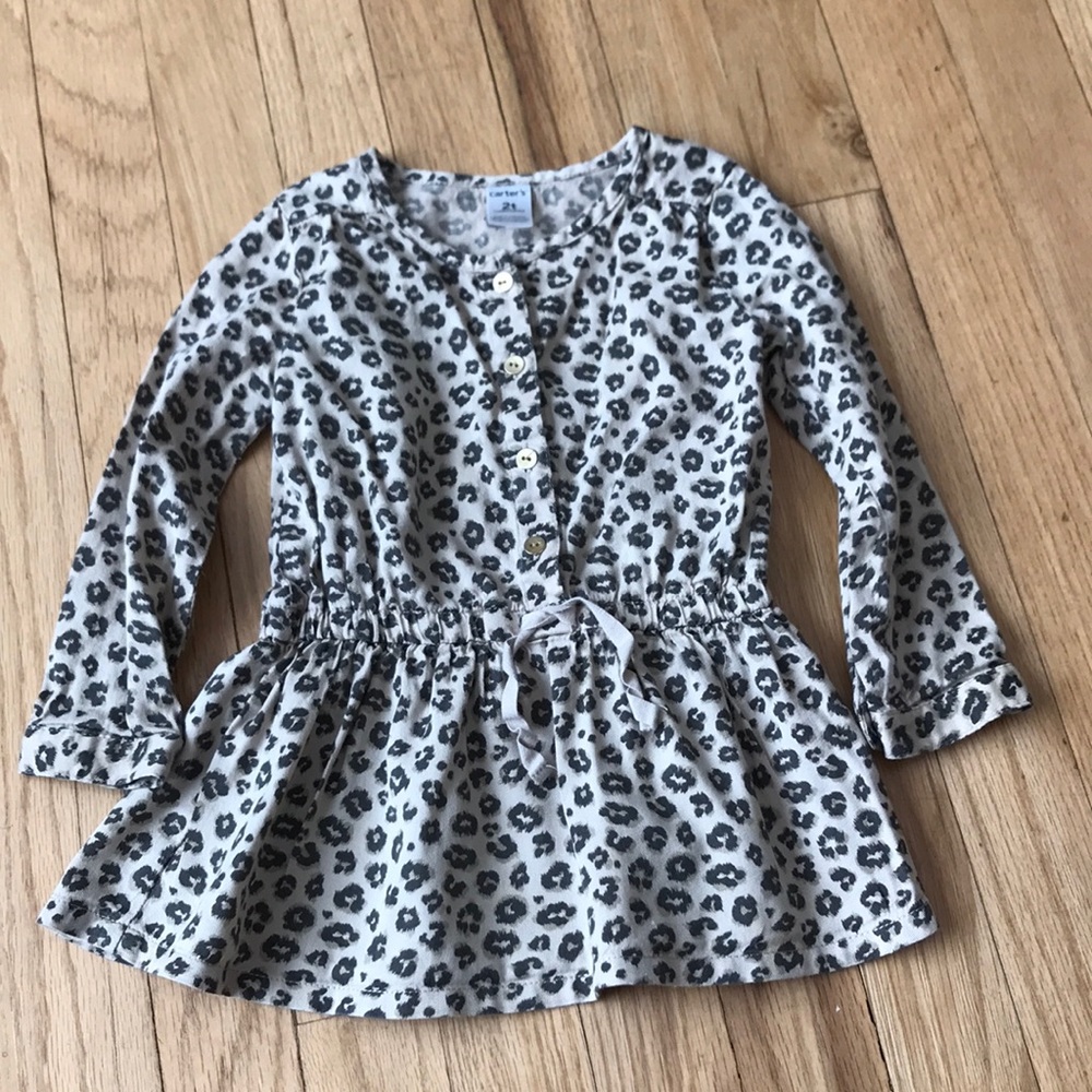 Carter’s leopard print tunic