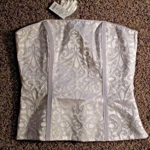 White House Black Market Medallion Bustier size 2