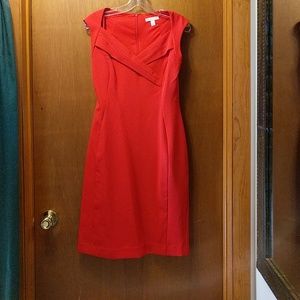 Short red cocktail dress