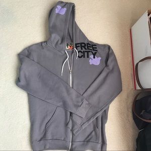 free city zip sweatshirt