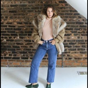 VINTAGE Jordache faux fur coat amazing coat