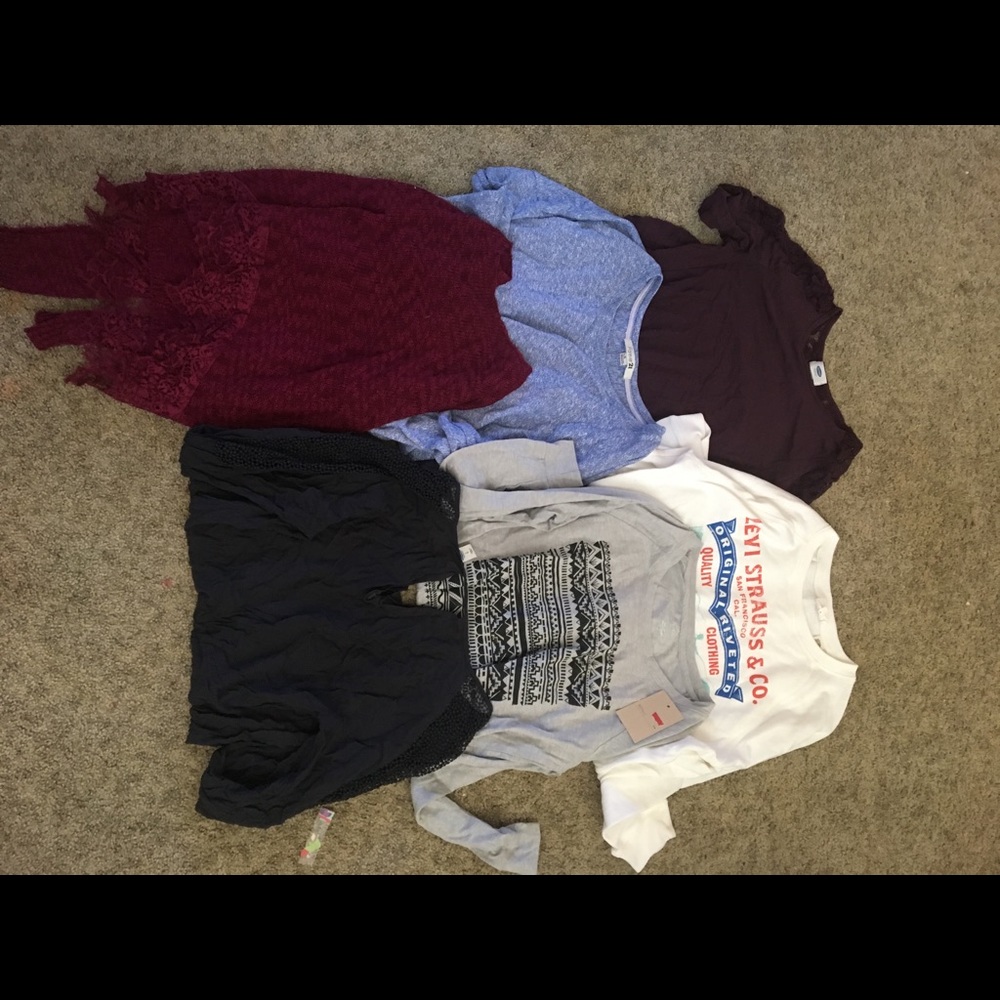 6pc longsleeve bundle M/L
