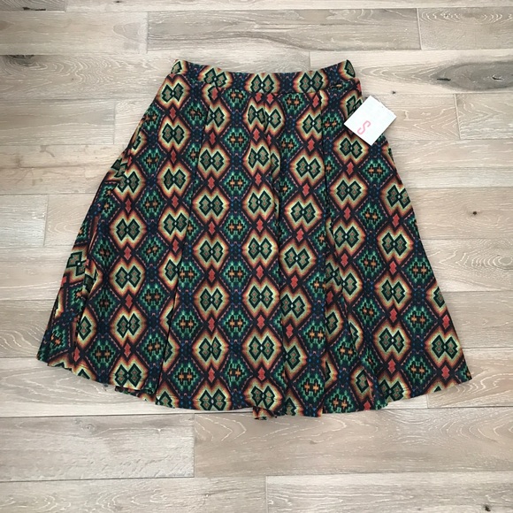 LuLaRoe Madison Skirt - Aztec print - Picture 1 of 4