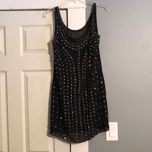 BeBe Sequin Slip Dress