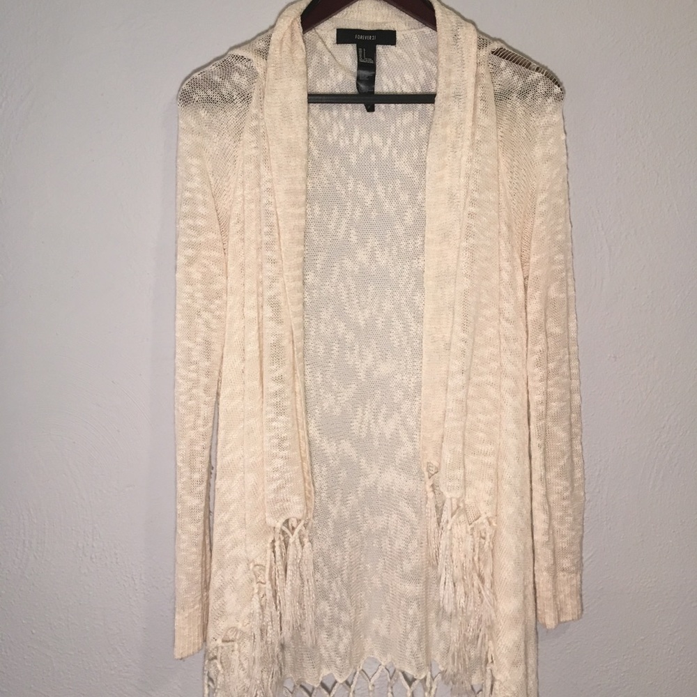 High-low cardigan from Forever 21
