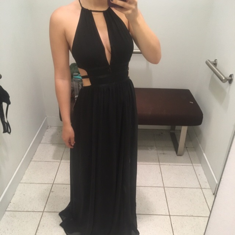 Express black formal dress