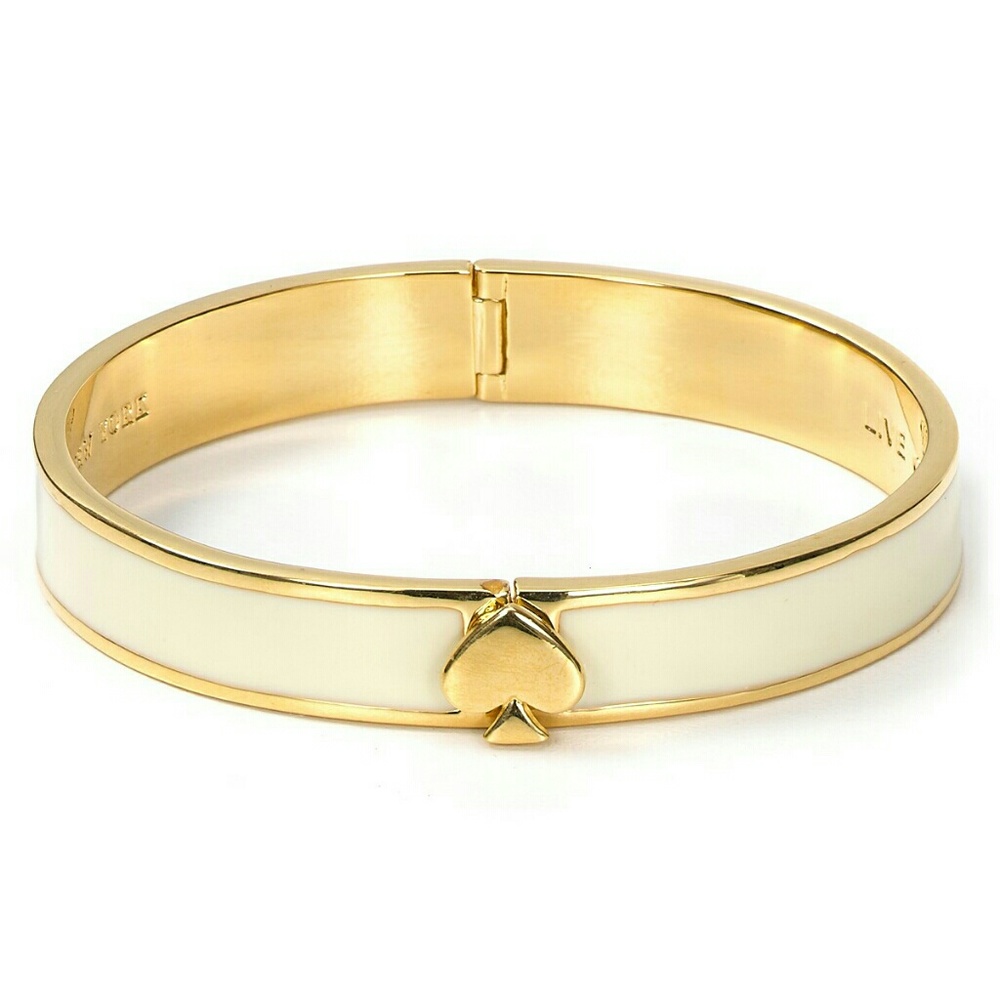 Kate Spade Hinged Enamel Bangle Bracelet