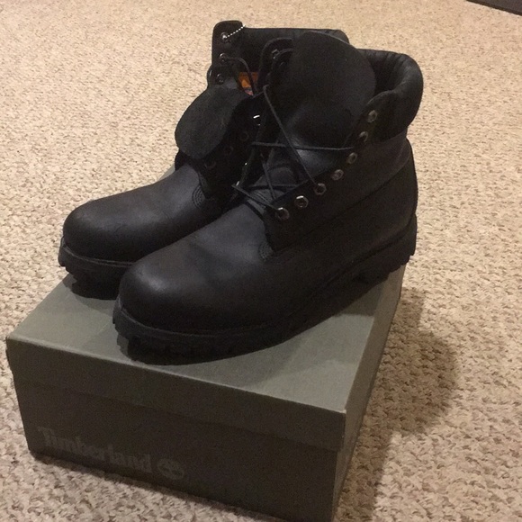 Timberland 6inch Premium Black Boots Size 11 main image 5