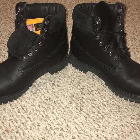 Timberland 6inch Premium Black Boots Size 11 main image 6