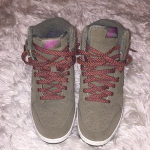 NIKE green sneaker wedges