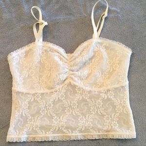 Floral Lace Crop Top