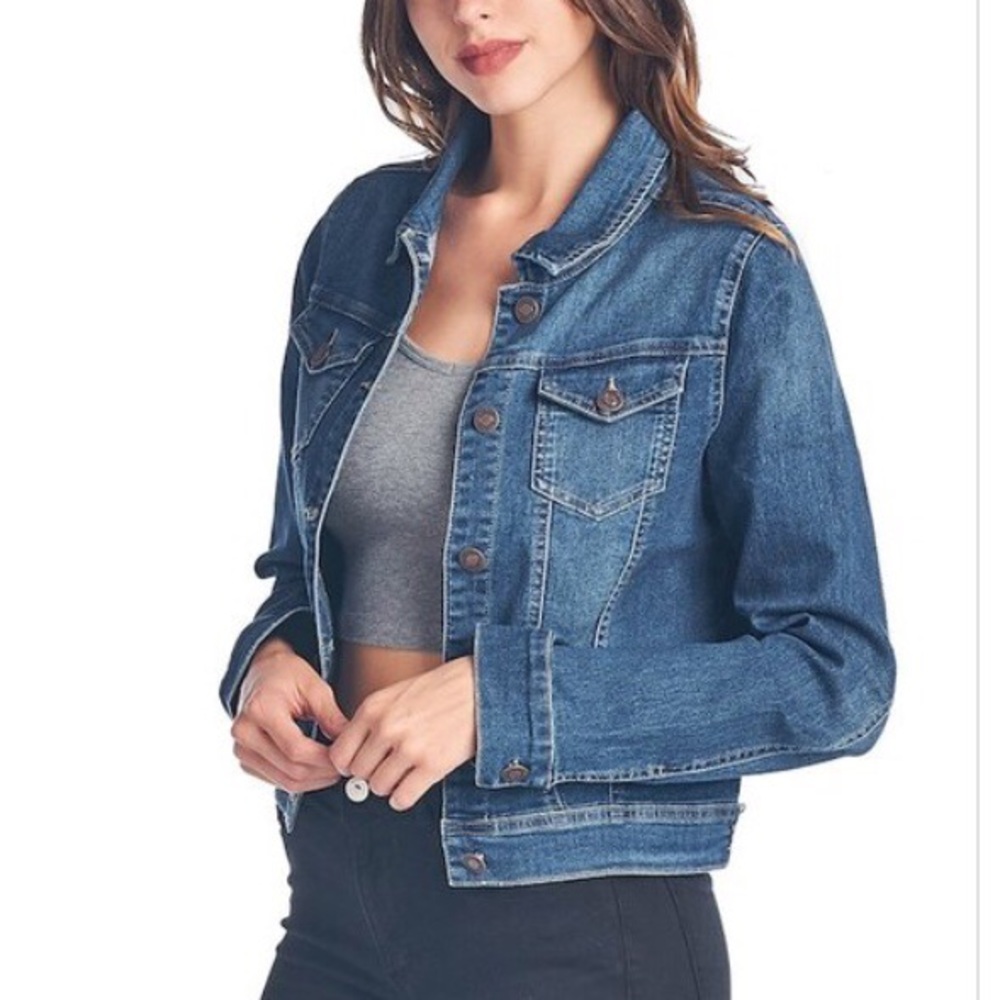 LAST 1• Boutique Jean Jacket - Picture 5 of 8
