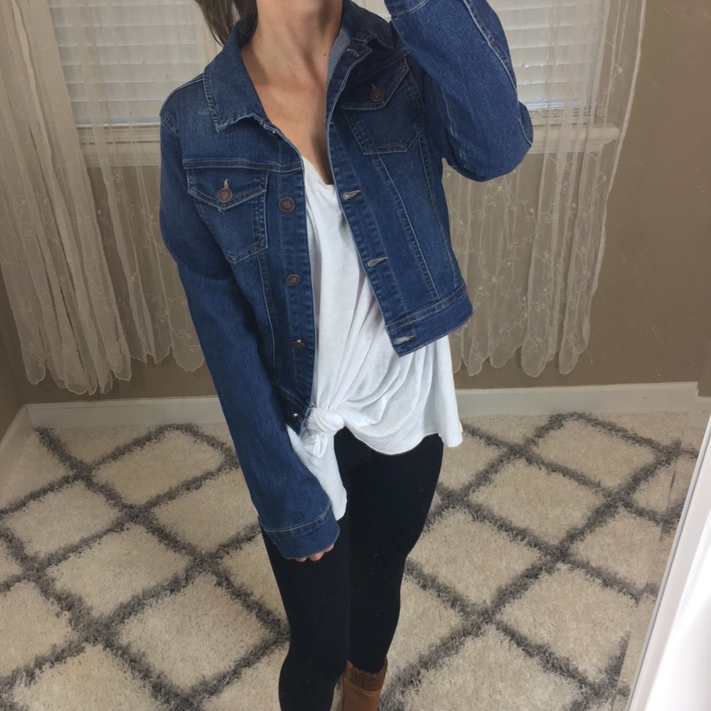 LAST 1• Boutique Jean Jacket - Picture 3 of 8