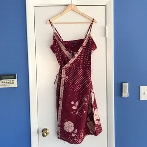 AE Kimono Style Sleeveless Wrap Dress